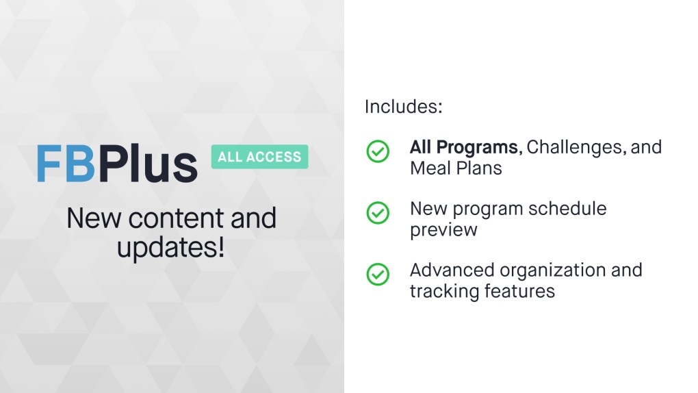 FB Plus All Access Update + Program Features